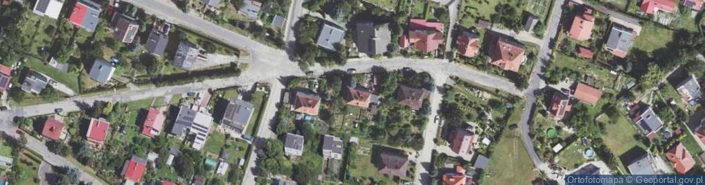Zdjęcie satelitarne Krzywa ul.