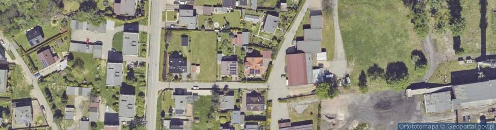 Zdjęcie satelitarne Krzywa ul.