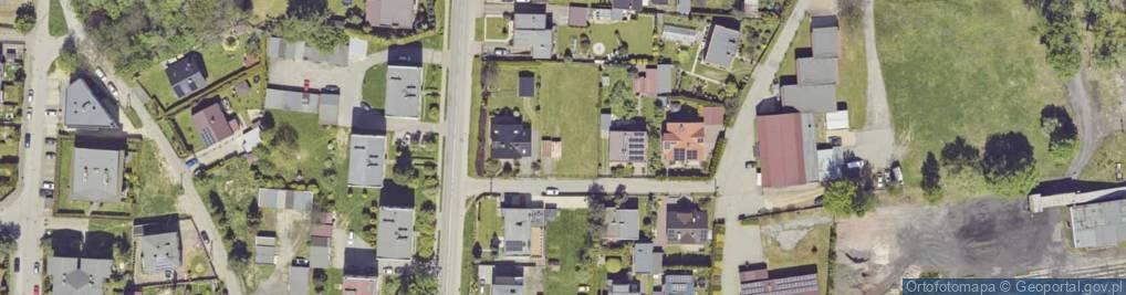Zdjęcie satelitarne Krzywa ul.