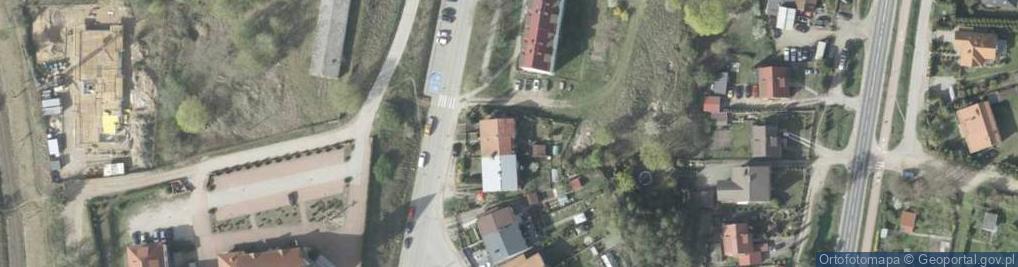 Zdjęcie satelitarne Krzywa ul.