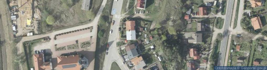 Zdjęcie satelitarne Krzywa ul.