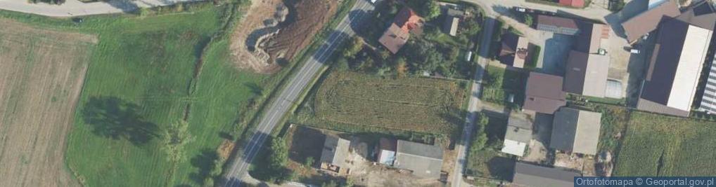Zdjęcie satelitarne Krajowa ul.