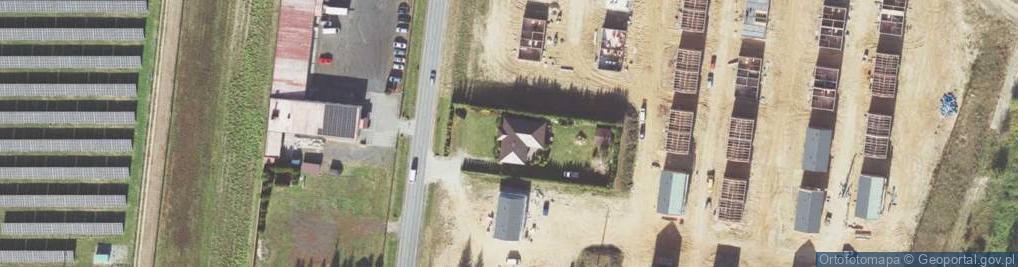 Zdjęcie satelitarne Krajowa ul.