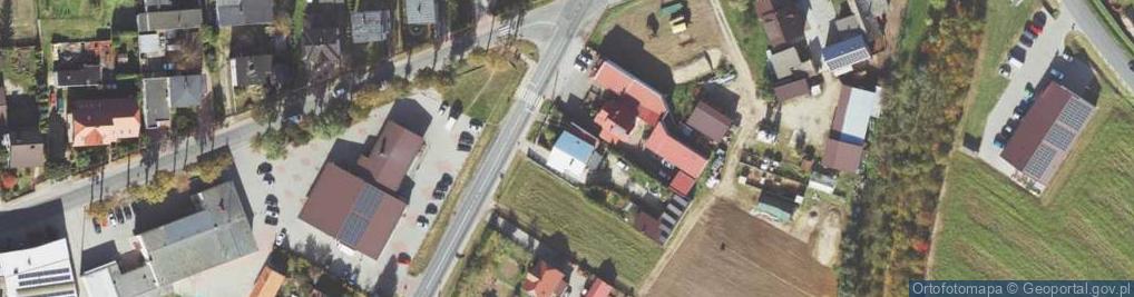 Zdjęcie satelitarne Krajowa ul.