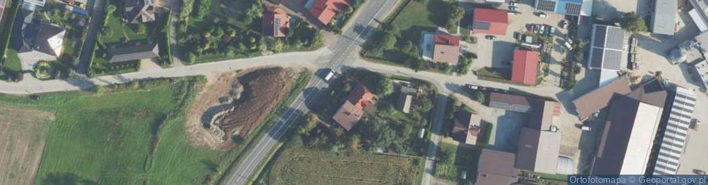 Zdjęcie satelitarne Krajowa ul.