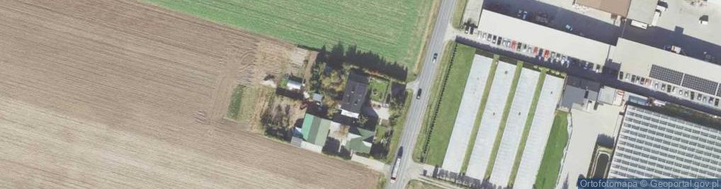 Zdjęcie satelitarne Krajowa ul.