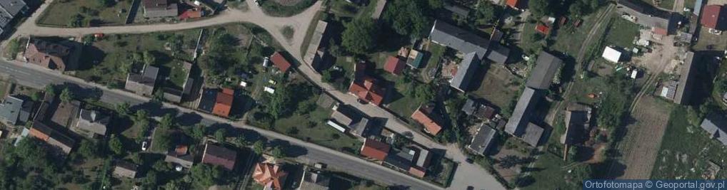 Zdjęcie satelitarne Krzywa ul.