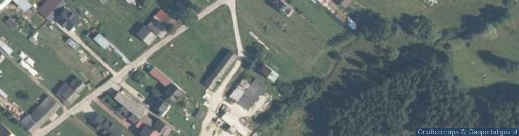 Zdjęcie satelitarne Krzywa ul.