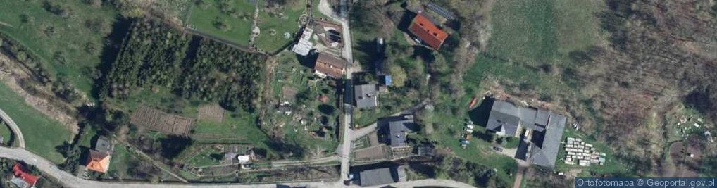 Zdjęcie satelitarne Krzywa ul.