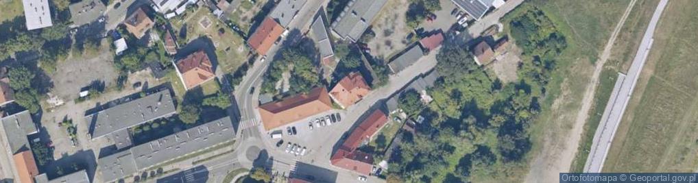 Zdjęcie satelitarne Krzywa ul.