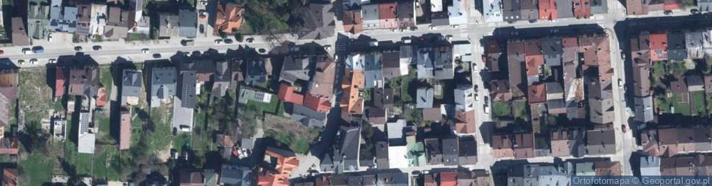 Zdjęcie satelitarne Krzywa ul.