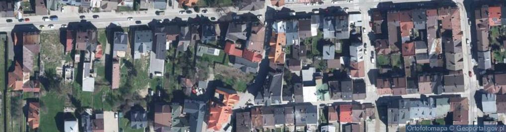 Zdjęcie satelitarne Krzywa ul.