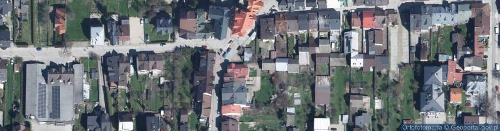 Zdjęcie satelitarne Krzywa ul.