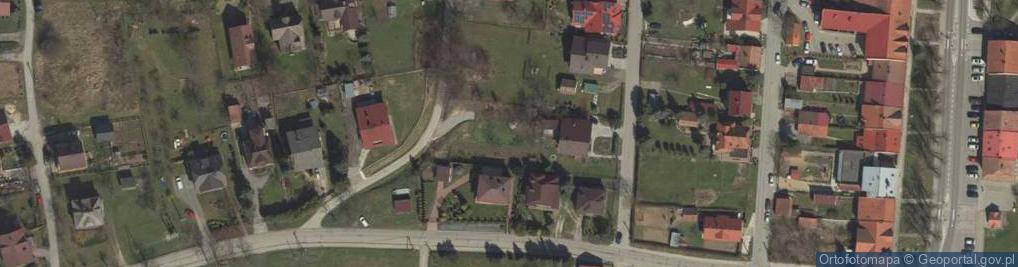 Zdjęcie satelitarne Krzywa ul.