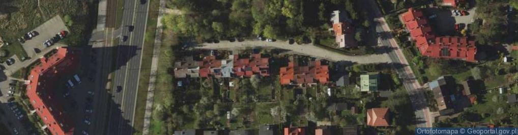 Zdjęcie satelitarne Kręcickiego Franciszka ul.