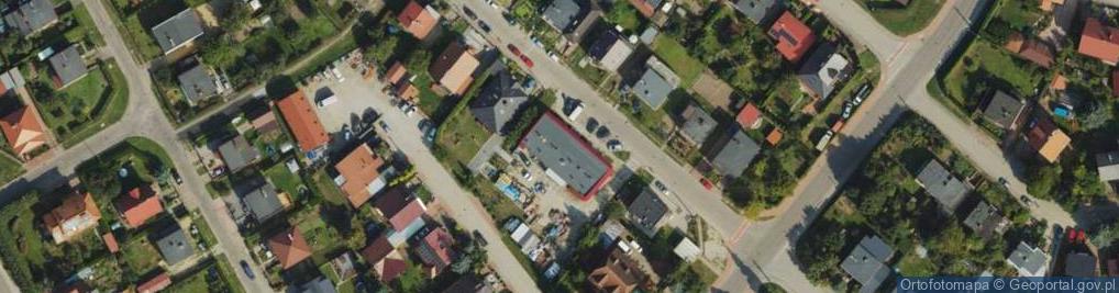 Zdjęcie satelitarne Krzywa ul.