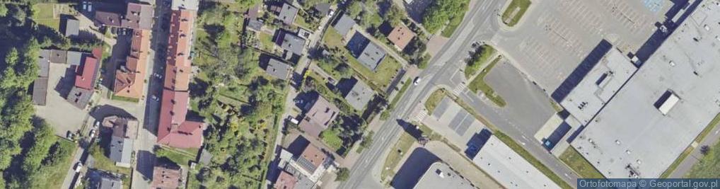 Zdjęcie satelitarne Królowej Jadwigi ul.