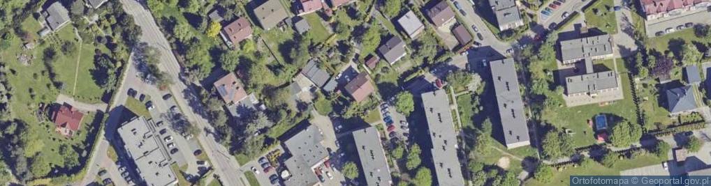 Zdjęcie satelitarne Krzywa ul.