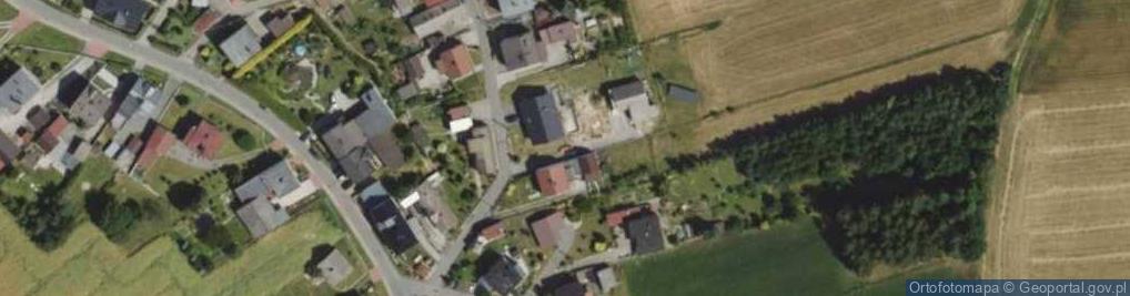 Zdjęcie satelitarne Krzywa ul.