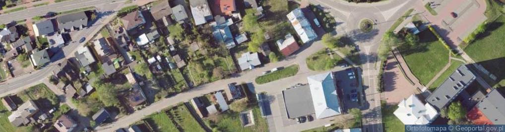 Zdjęcie satelitarne Krzywa ul.