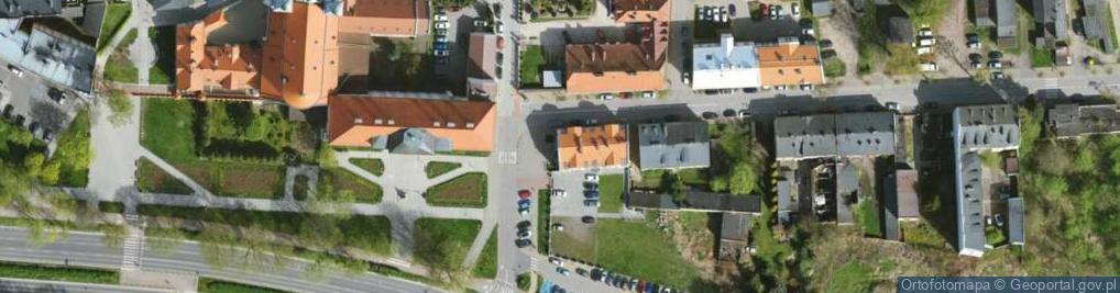 Zdjęcie satelitarne Krakowskie Przedmieście ul.