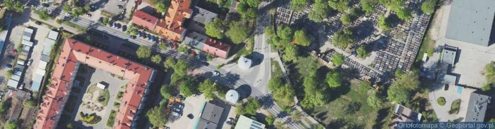 Zdjęcie satelitarne Króla Kazimierza Wielkiego ul.