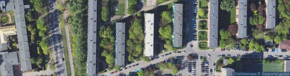 Zdjęcie satelitarne Królowej Jadwigi ul.