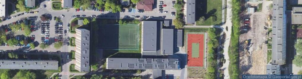 Zdjęcie satelitarne Królowej Jadwigi ul.