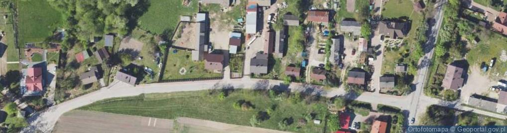 Zdjęcie satelitarne Krzywa ul.