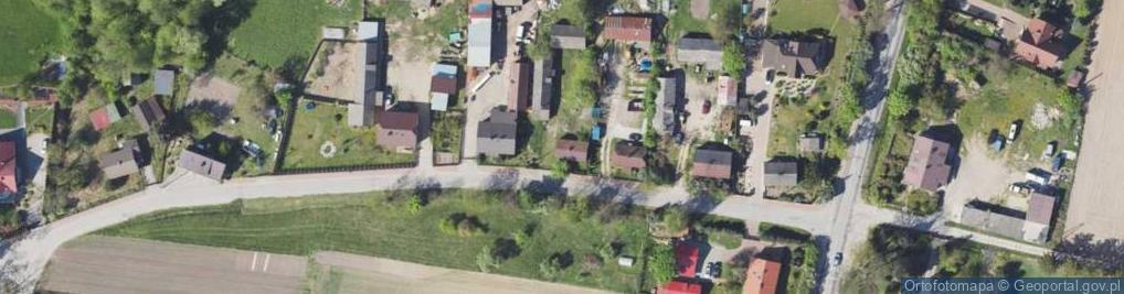 Zdjęcie satelitarne Krzywa ul.