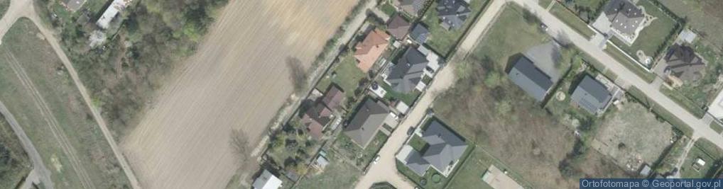 Zdjęcie satelitarne Krzywa ul.