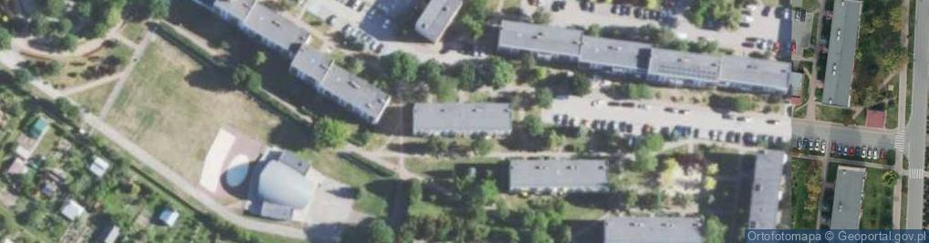 Zdjęcie satelitarne Królowej Jadwigi ul.