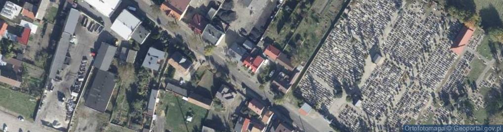 Zdjęcie satelitarne Krobska ul.