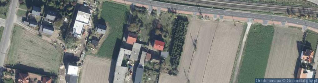 Zdjęcie satelitarne Krobska Szosa ul.