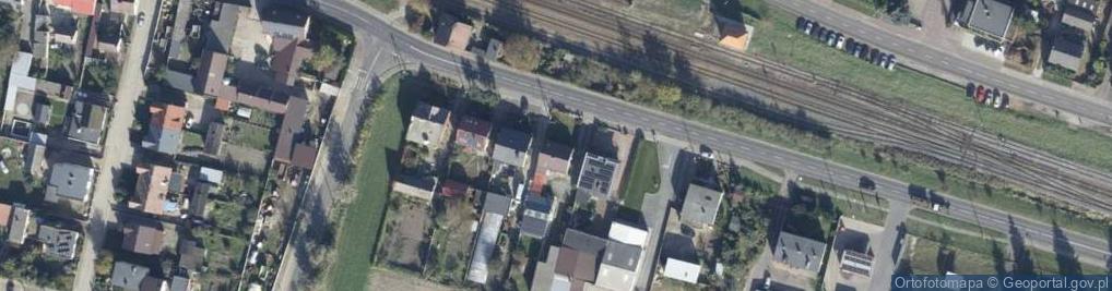 Zdjęcie satelitarne Krobska Szosa ul.