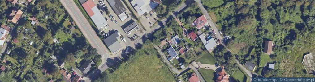 Zdjęcie satelitarne Krzywa ul.