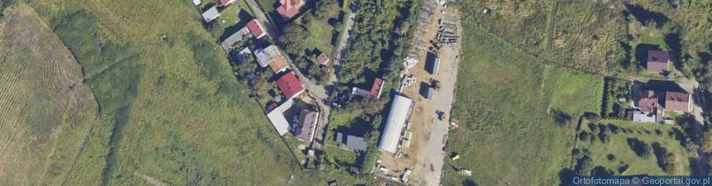 Zdjęcie satelitarne Krzywa ul.