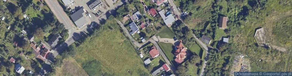 Zdjęcie satelitarne Krzywa ul.