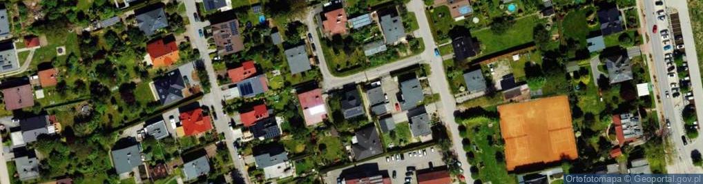 Zdjęcie satelitarne Krzywa ul.