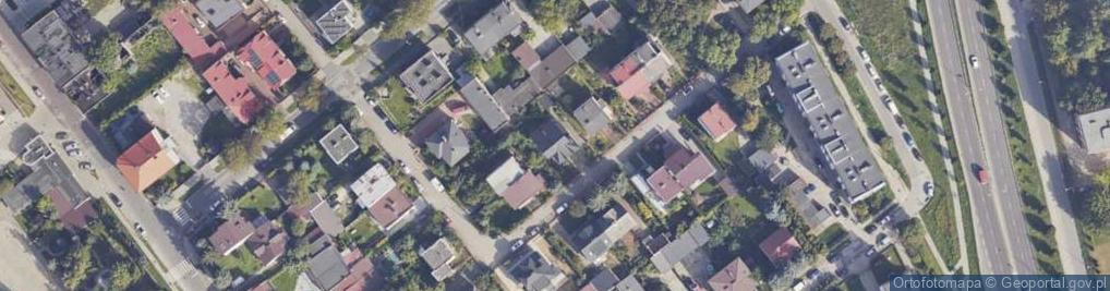 Zdjęcie satelitarne Krzywa ul.