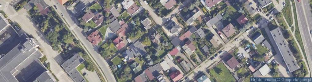 Zdjęcie satelitarne Krzywa ul.