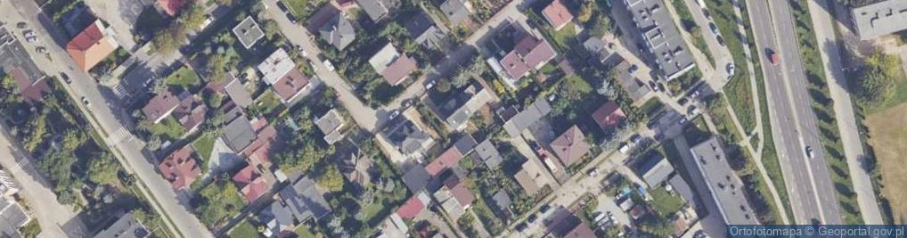 Zdjęcie satelitarne Krzywa ul.