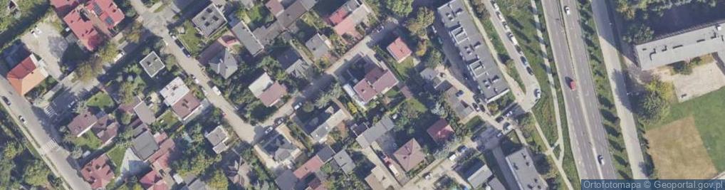 Zdjęcie satelitarne Krzywa ul.