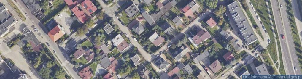 Zdjęcie satelitarne Krzywa ul.