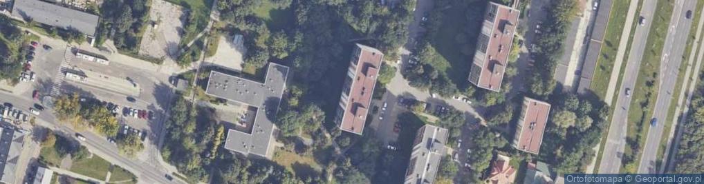 Zdjęcie satelitarne Królowej Jadwigi ul.