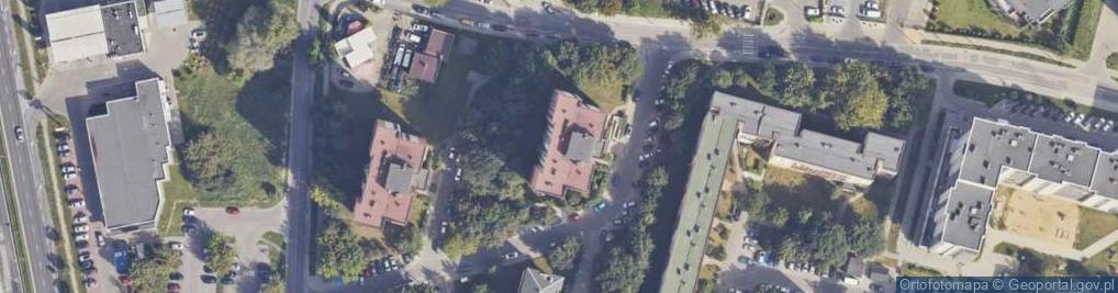 Zdjęcie satelitarne Królowej Jadwigi ul.