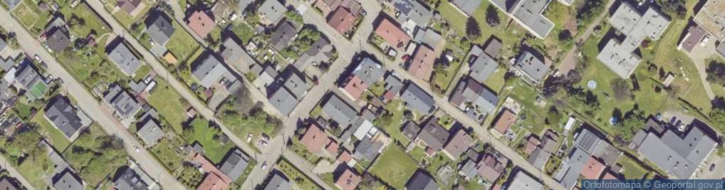 Zdjęcie satelitarne Krzywa ul.