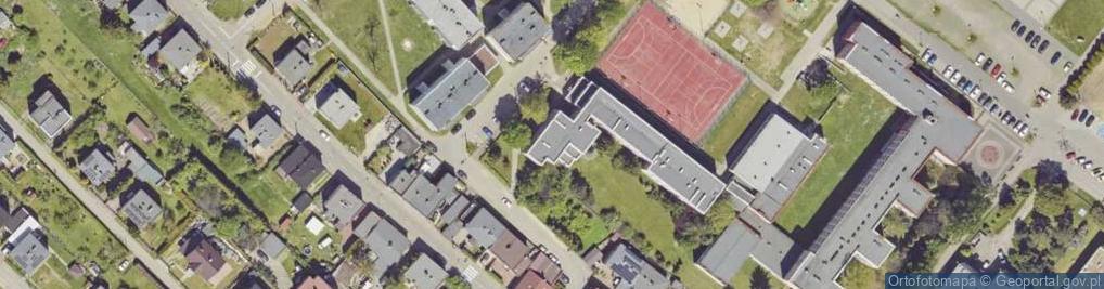Zdjęcie satelitarne Krzywa ul.