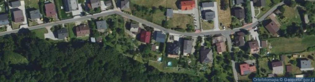 Zdjęcie satelitarne Krzywa ul.