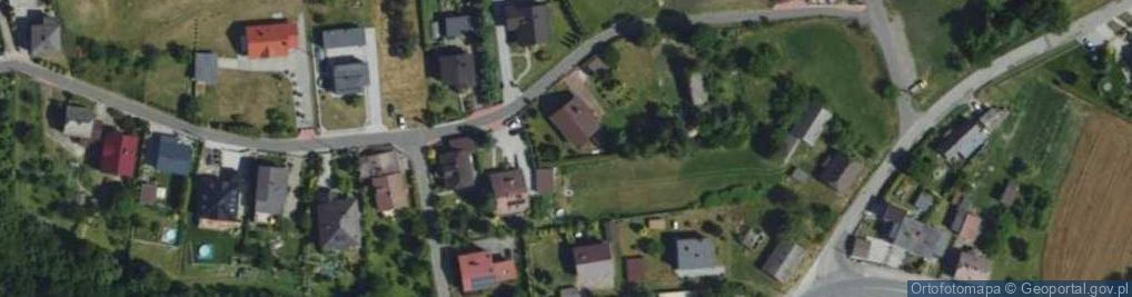 Zdjęcie satelitarne Krzywa ul.
